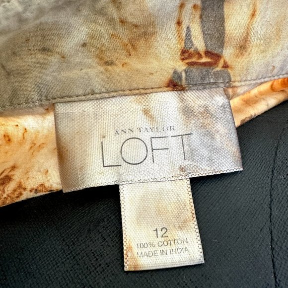 Hand Printed Post-Apocalypse Rusted Button Down - 12 - Picture 9 of 9